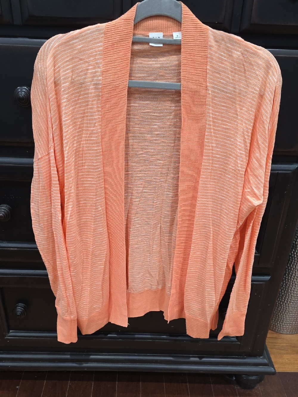 GAP Peach Open-Front Lightweight‎ Cardigan